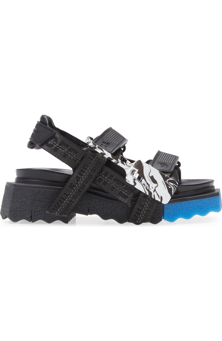 Off-White Sponge Trek Sandal, Alternate, color,