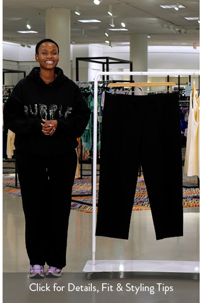 High Waist Double Knit Straight Leg Pants video
