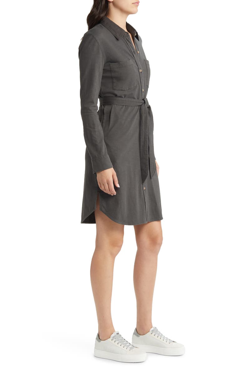 Faherty Knit Seasons Long Sleeve Organic Cotton Dress, Alternate, color, 