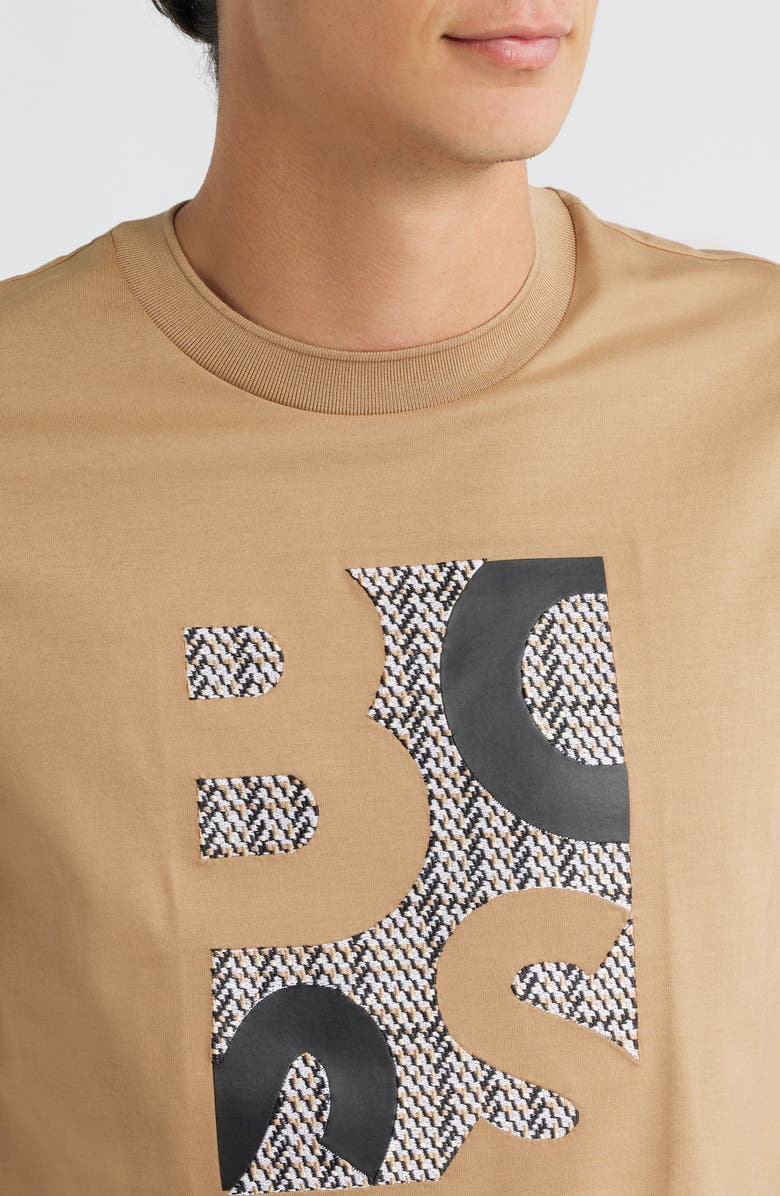 BOSS H-Thompson Graphic T-Shirt, Alternate, color, Medium Beige