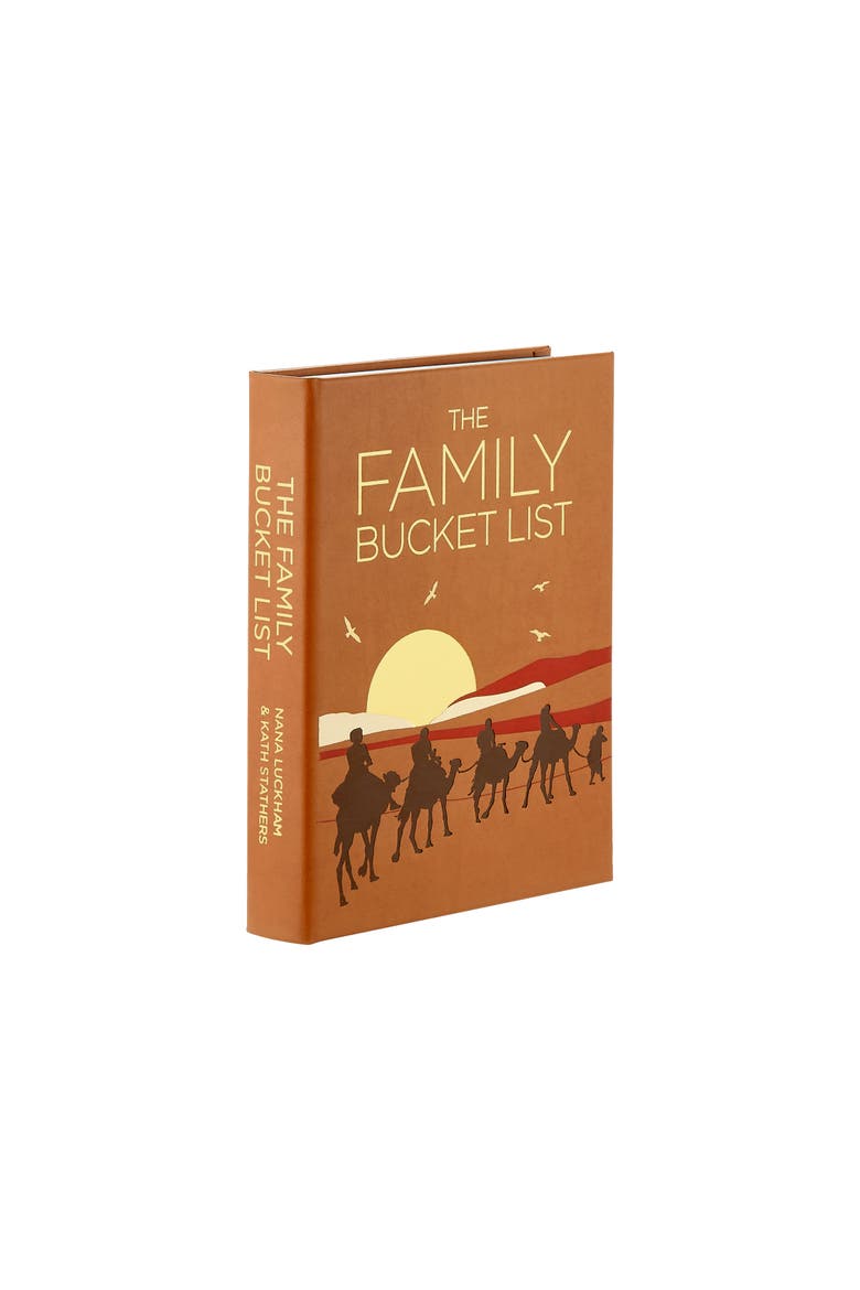 The Family Bucket List Leather Edition, Alternate, color, TAN