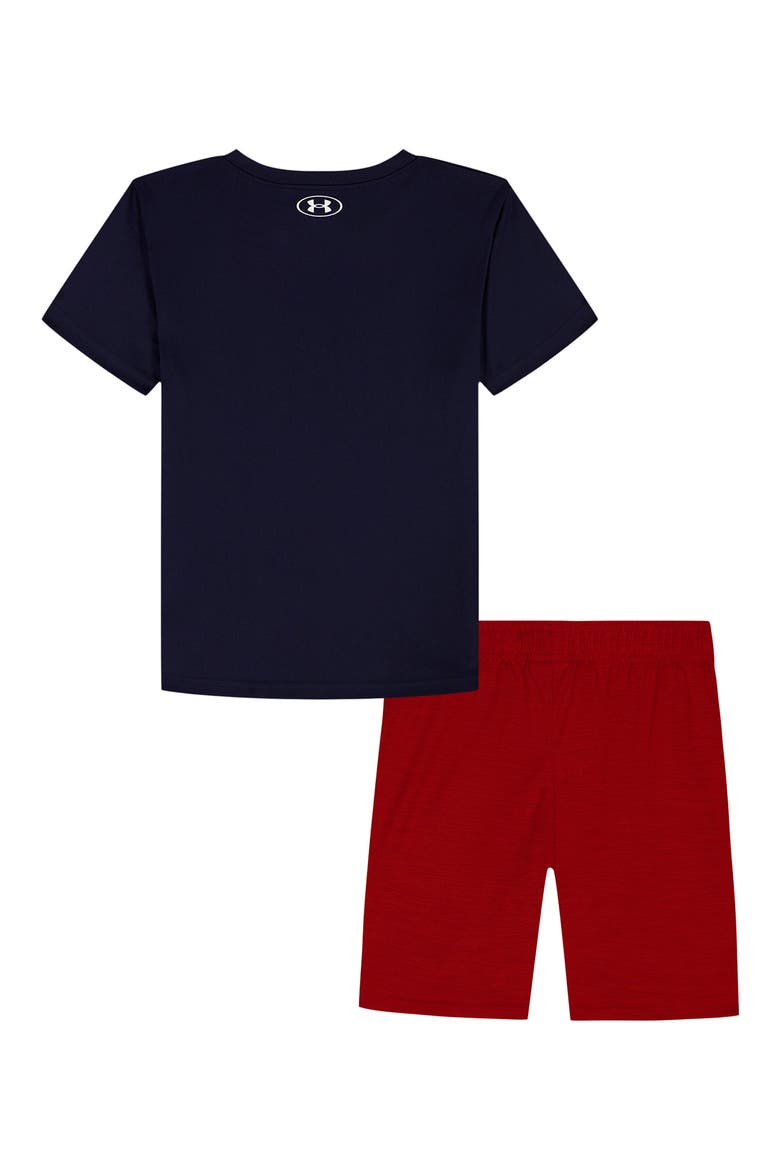 Kids' Tech Soccer Graphic T-Shirt & Shorts Set, Alternate, color, MIDNIGHT NAVY