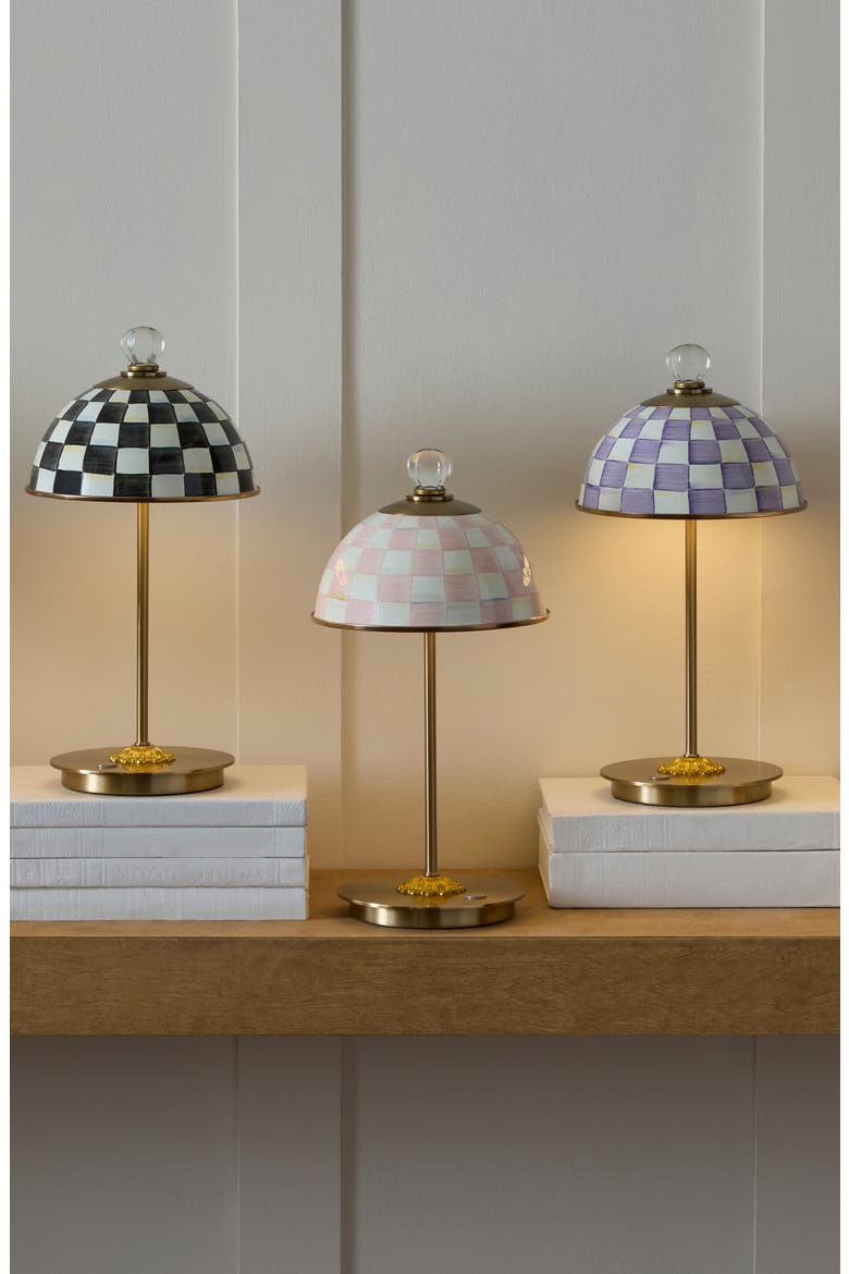 Rosy Check LED Rechargeable Dome Table Lamp, Alternate, color, ROSY