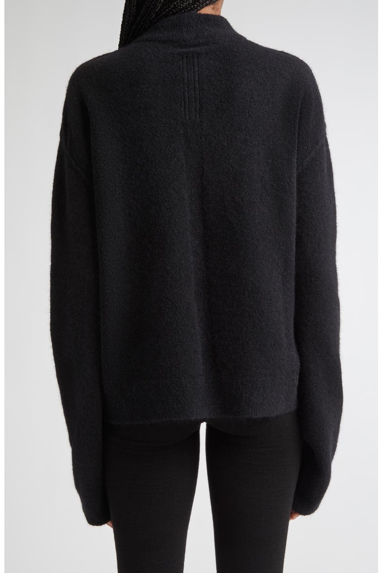 Tommy Alpaca & Wool Blend Sweater, Alternate, color, BLACK