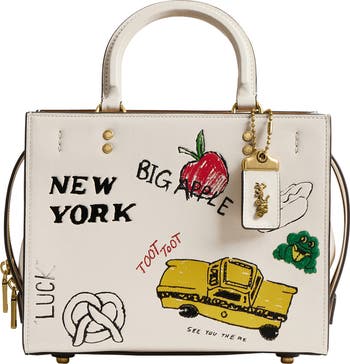 COACH Rogue Sketch Print Leather Top Handle Bag | Nordstrom