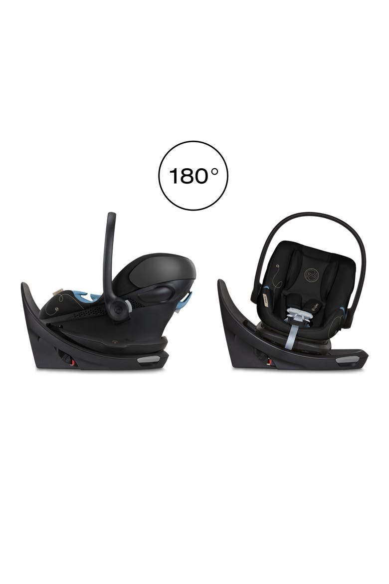 Aton G Swivel Car Seat, Alternate, color, MOON BLACK