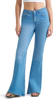 Wrangler Western High Waist Flare Leg Jeans