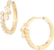 Swarovski Mesmera Mixed Cut Hoop Earrings
