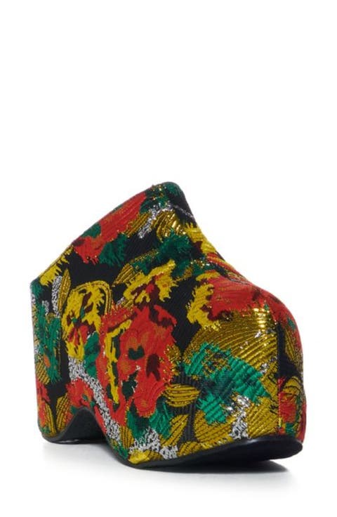 Vesta Floral Platform Clog (Women)