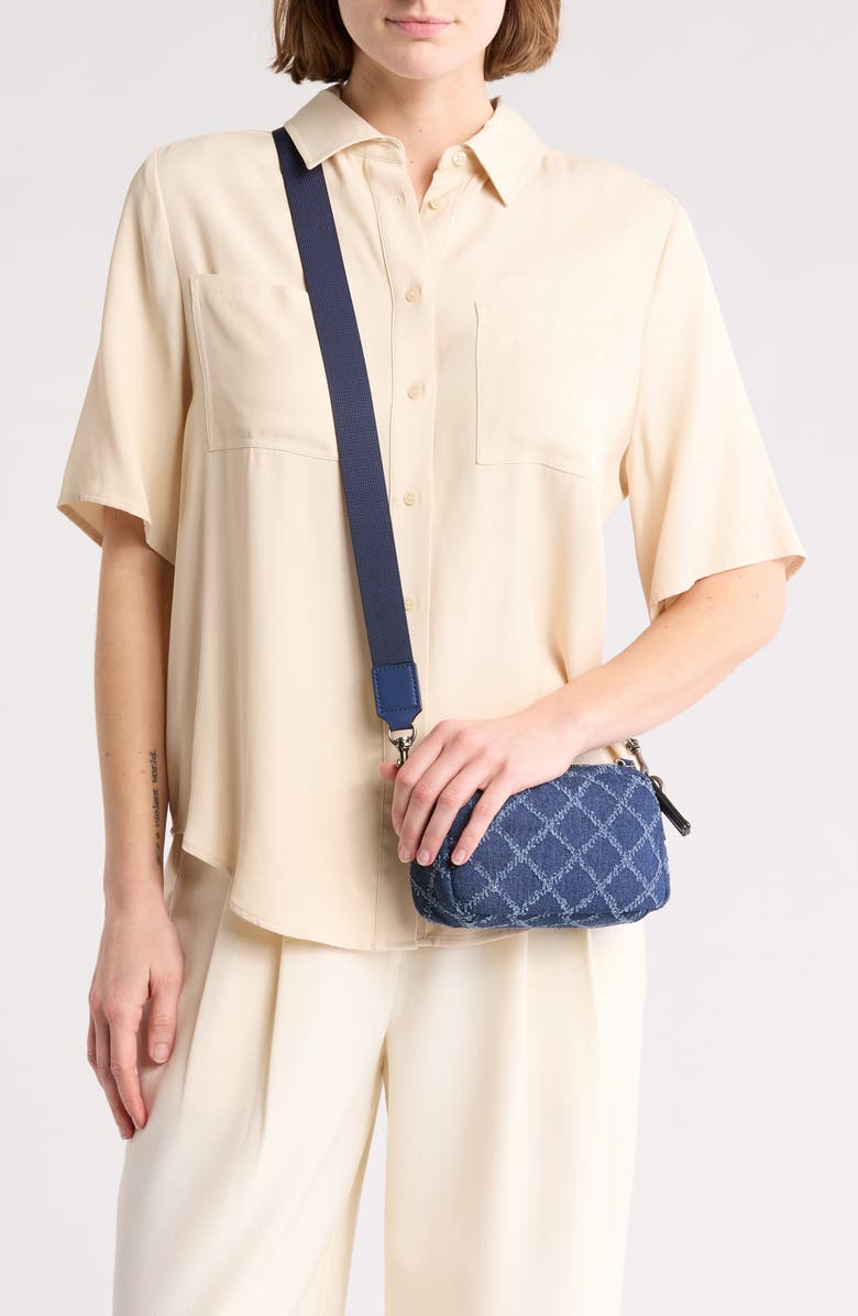 Kurt Geiger London Denim Small Crossbody Bag, Alternate, color,
