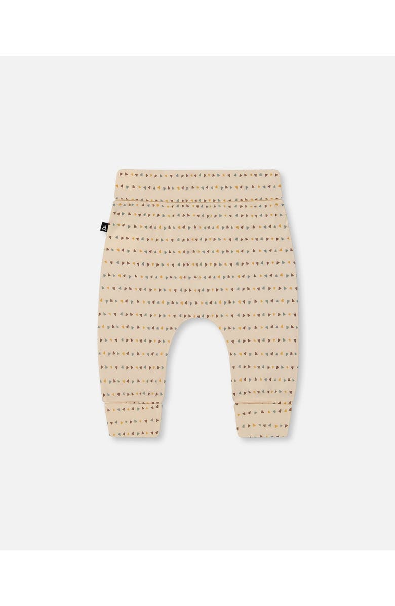 Deux par Deux Baby Boy's Printed Organic Cotton Evolutive Pant Off-White, Alternate, color,