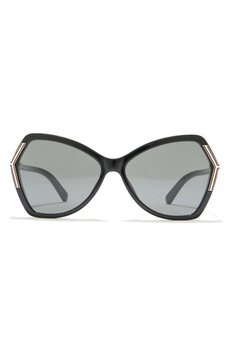 Bally 60mm Geometric Sunglasses, Main, color, 