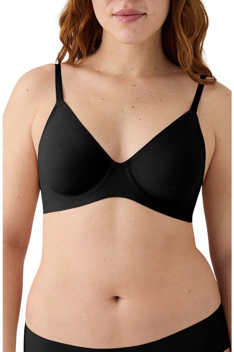 Comfort Underwire Bralette, Main, color, BLACK