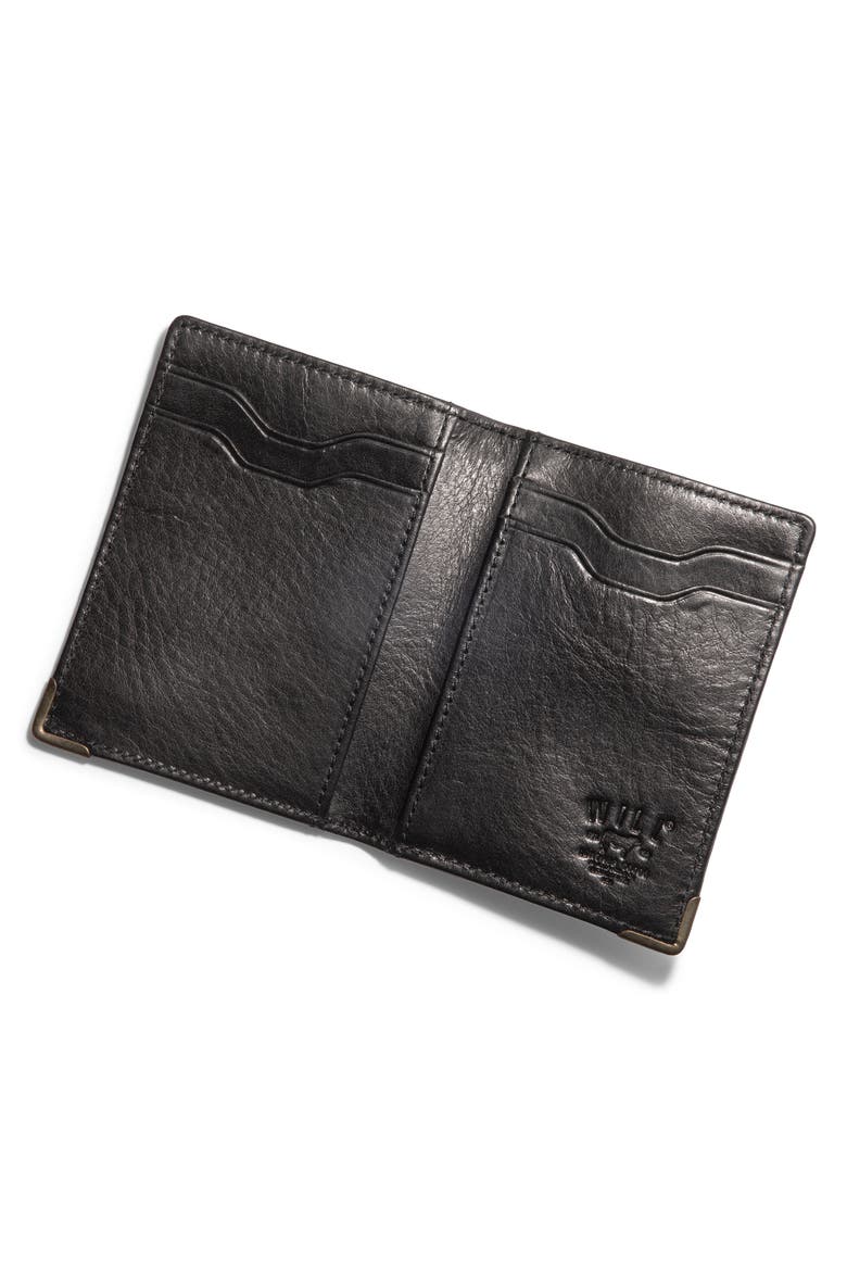 Tradesman Slim Leather Bifold Wallet, Alternate, color, BLACK
