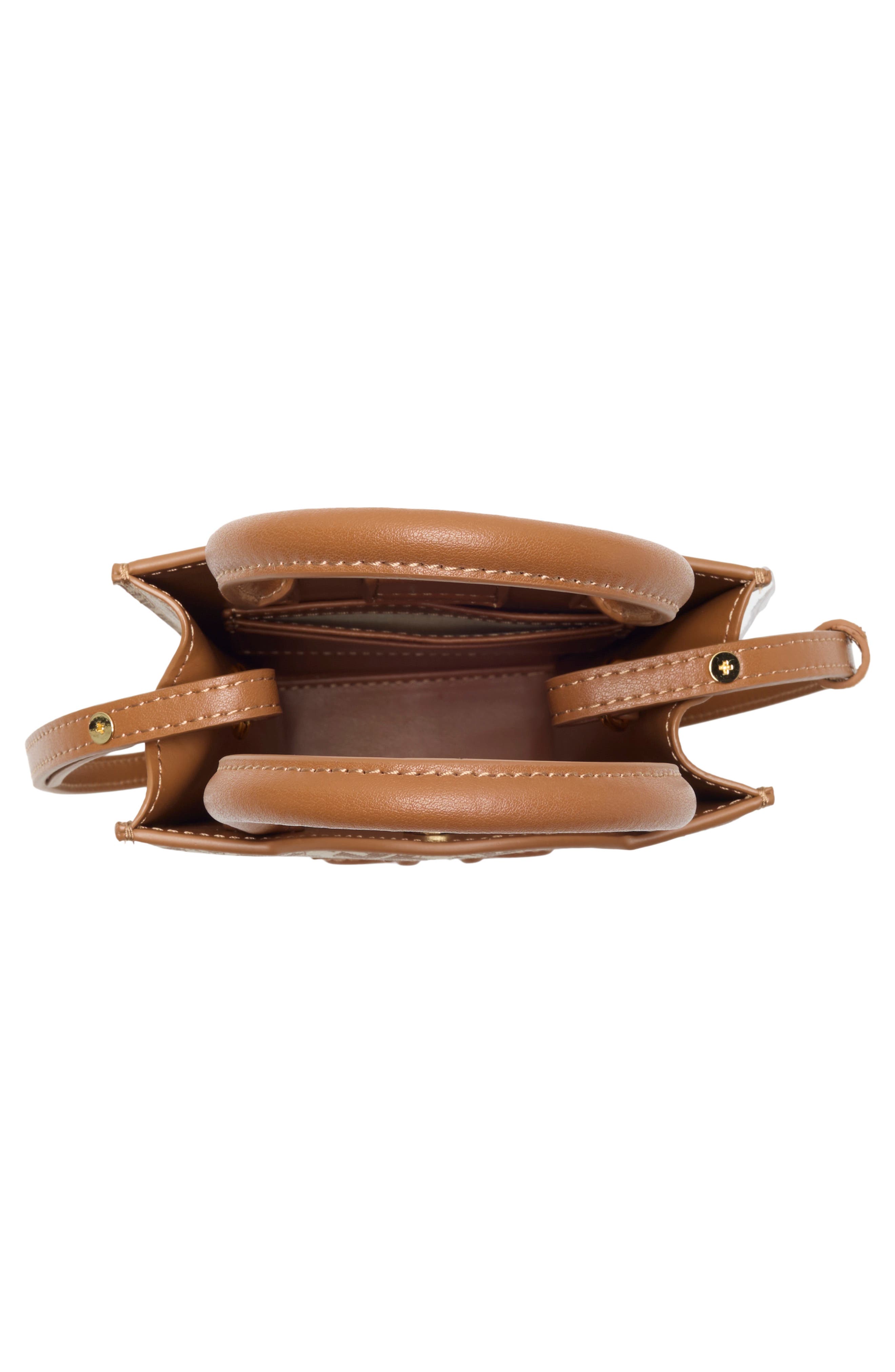 Fei Mini Tote Bag, Alternate, color, BROWN
