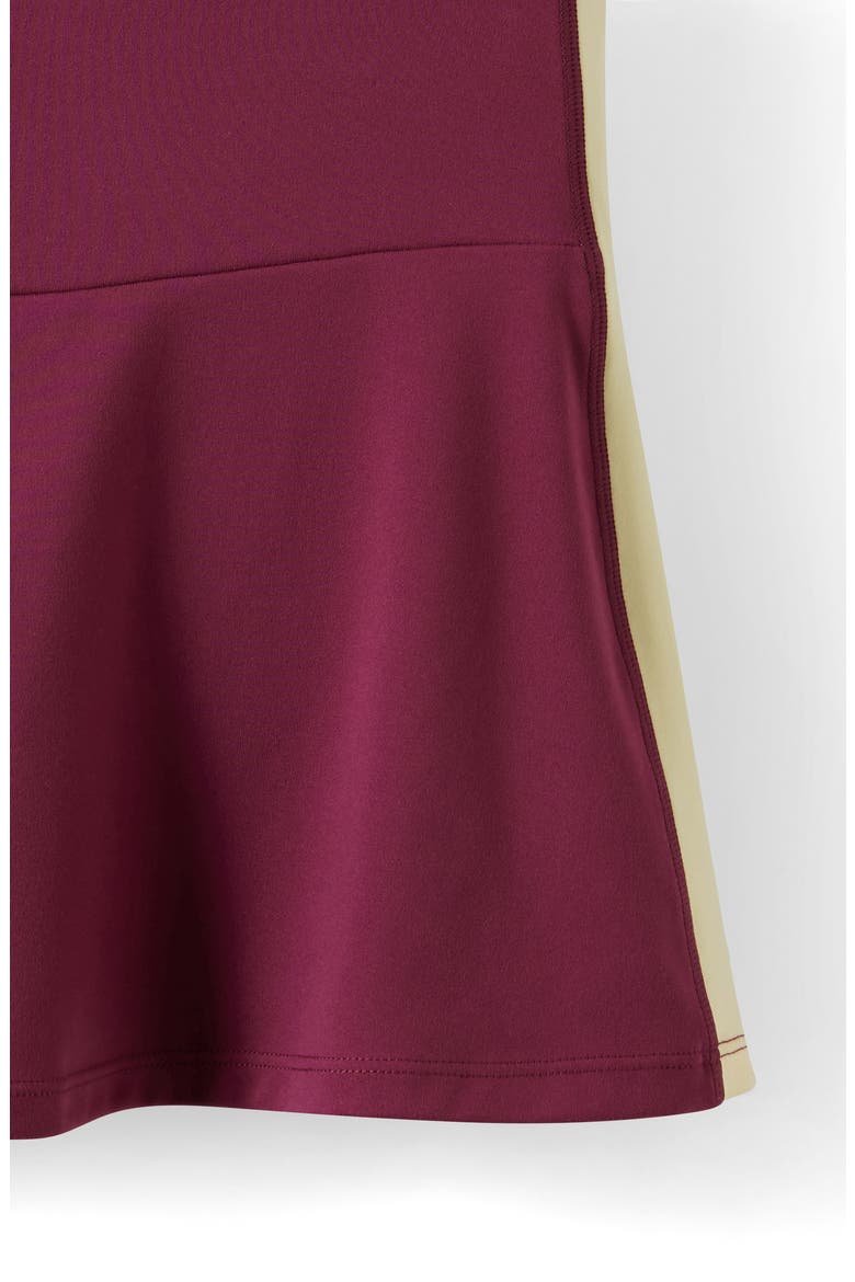 Kid's Soft Stretch Active Side Stripe Skort, Alternate, color, Berry Jam