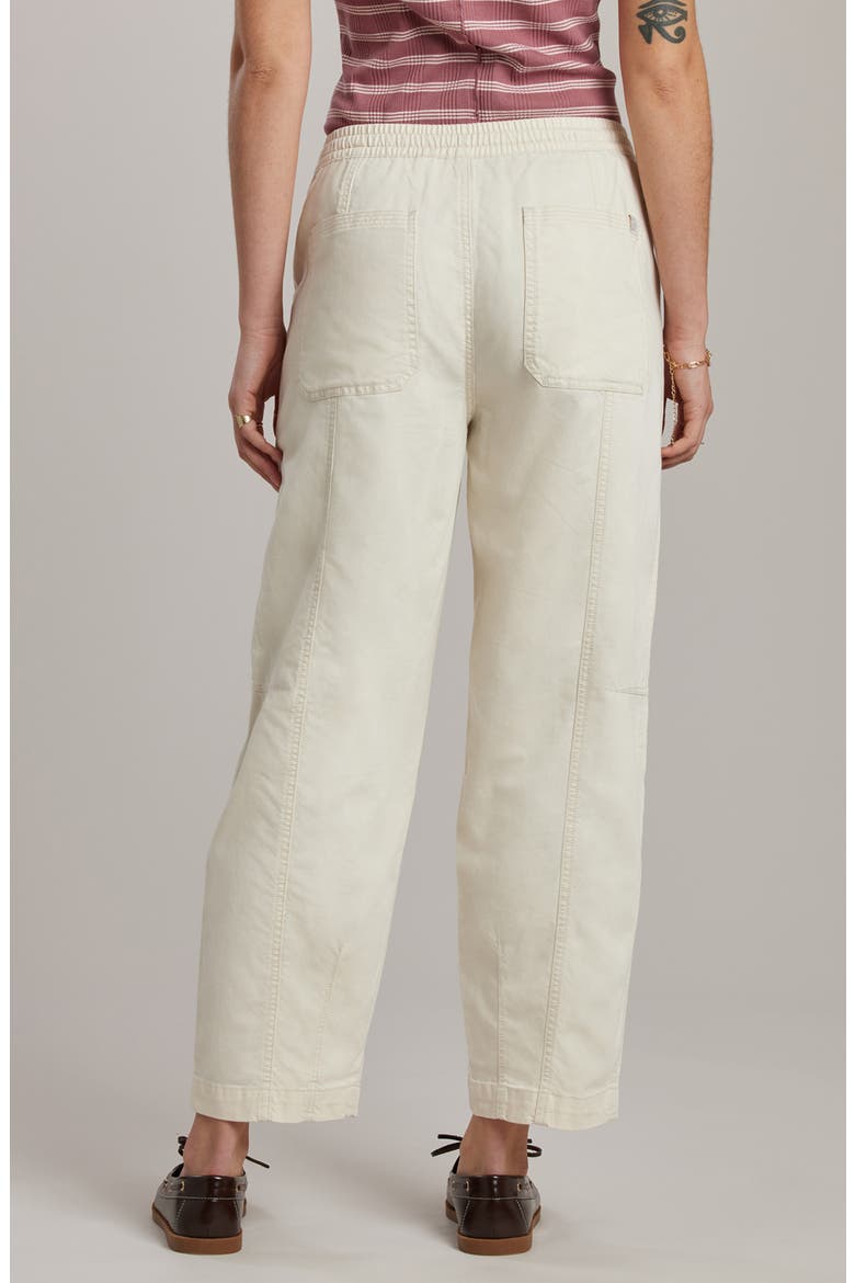 Bryce Twill Barrel Leg Pants, Alternate, color, STONE