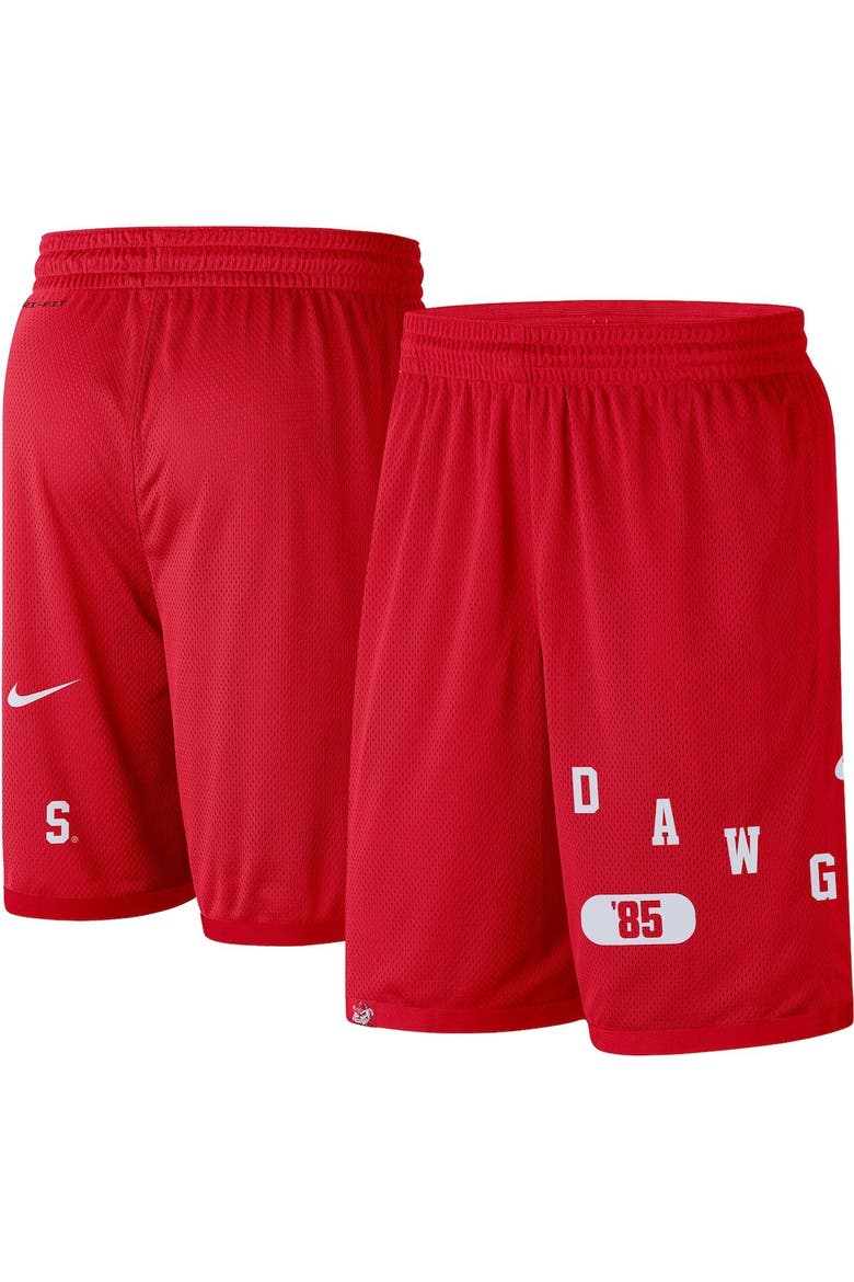 Men's Nike Red Georgia Bulldogs Wordmark Performance Shorts, Main, color, Red