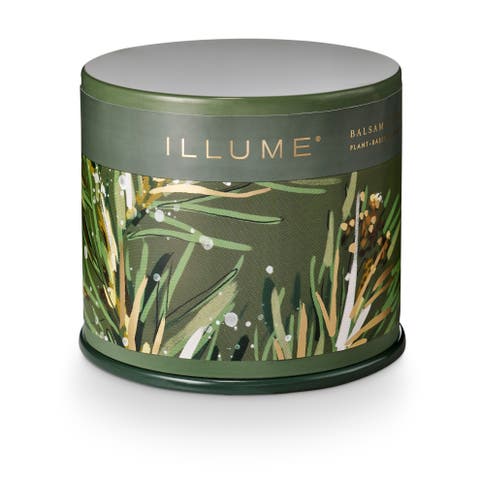 ILLUME Balsam and Cedar Vanity Tin Candle