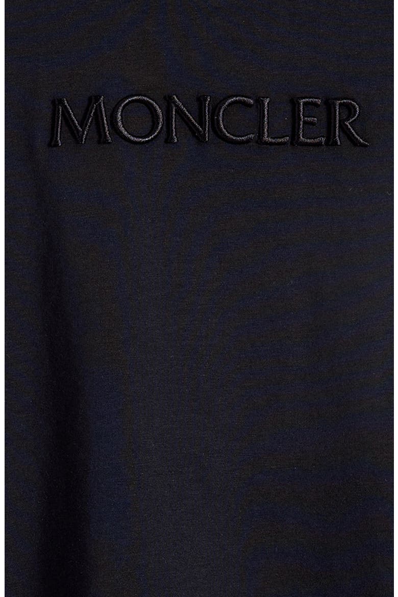 Kids' Embroidered Logo Patch T-Shirt, Alternate, color, BLACK