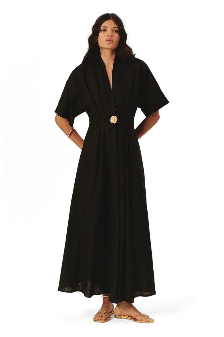 Samara Maxi Dress, Alternate, color, BLACK