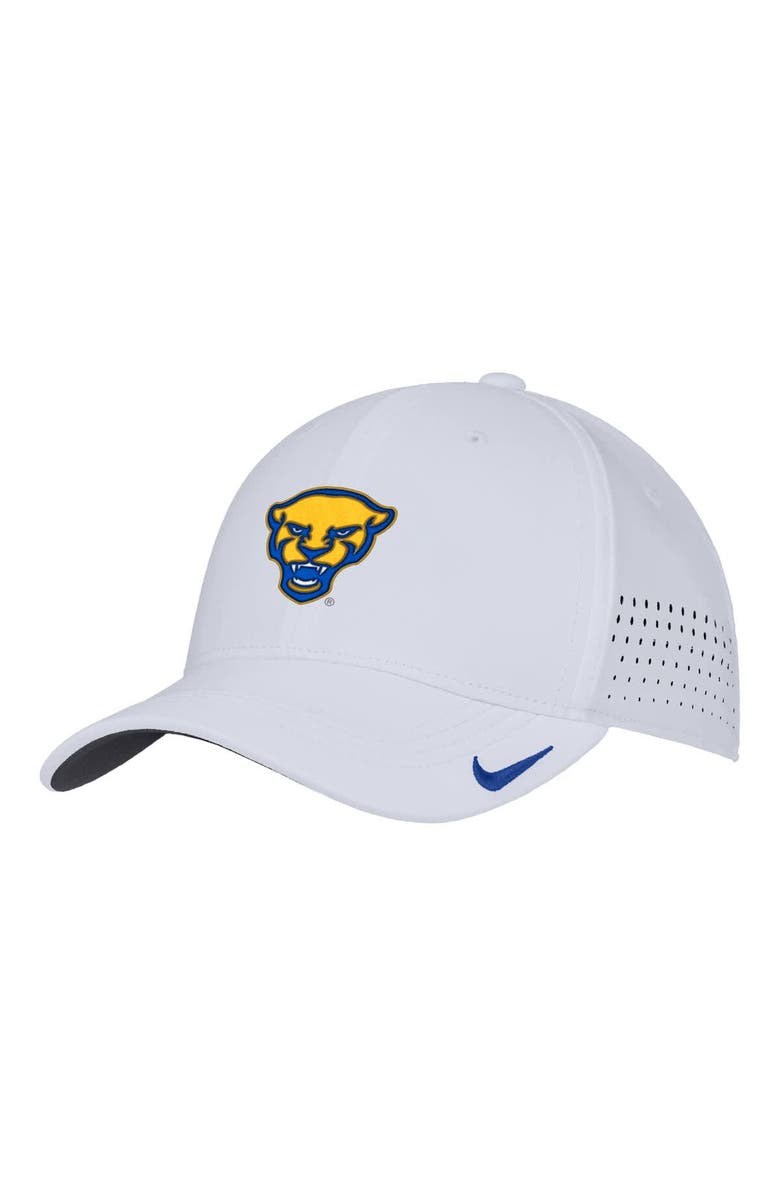 Nike Men's Nike White Pitt Panthers 2025 On-Field Performance Flex Hat, Alternate, color, White
