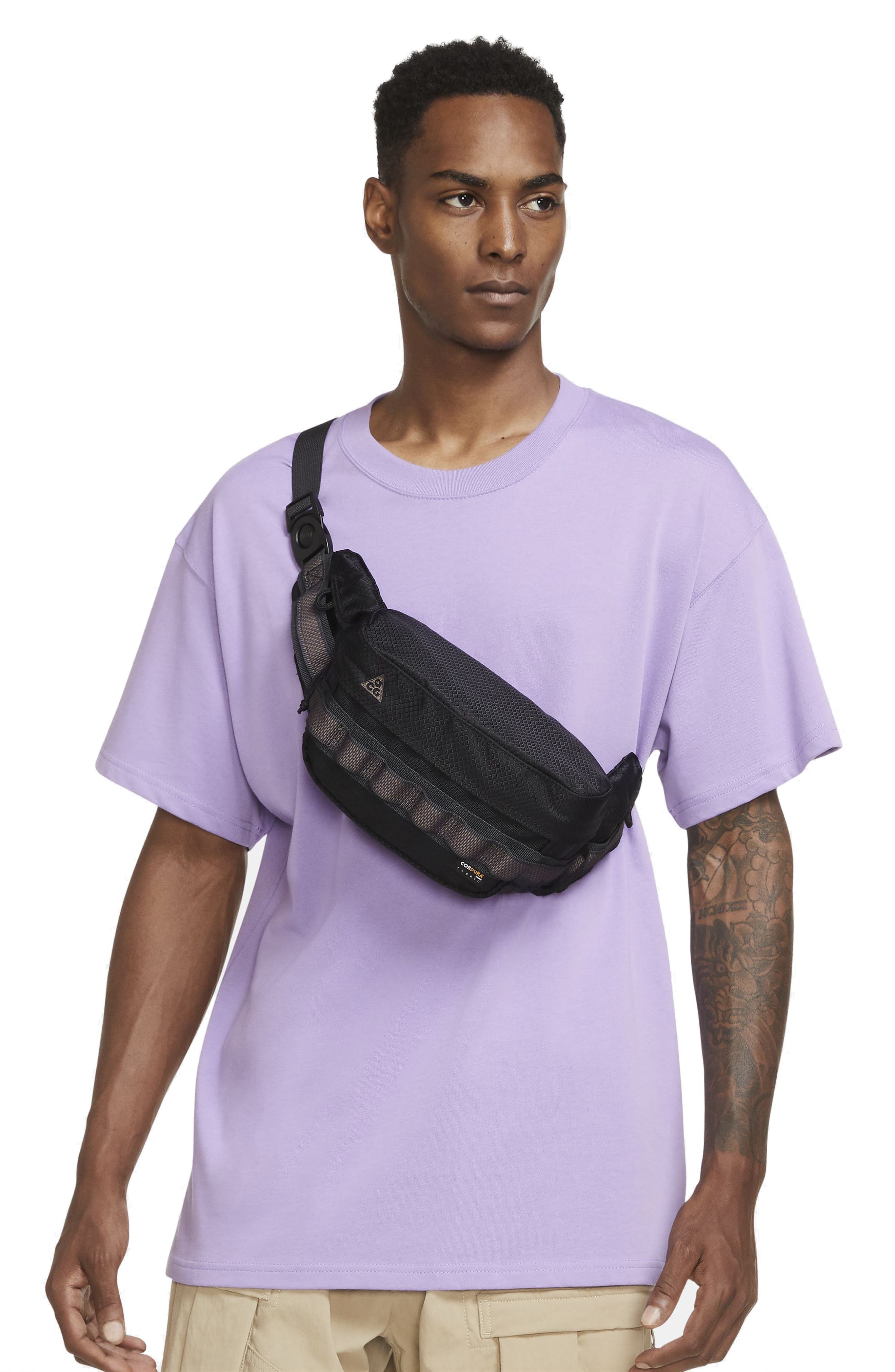 ACG Karst Belt Bag, Alternate, color, BLACK/ DARK SMOKE GREY