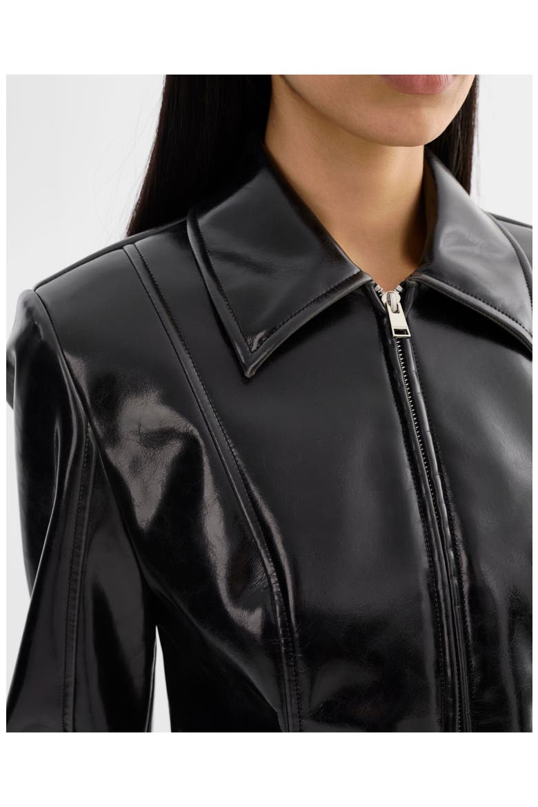 Joyce | Faux Leather Jacket, Alternate, color, Black