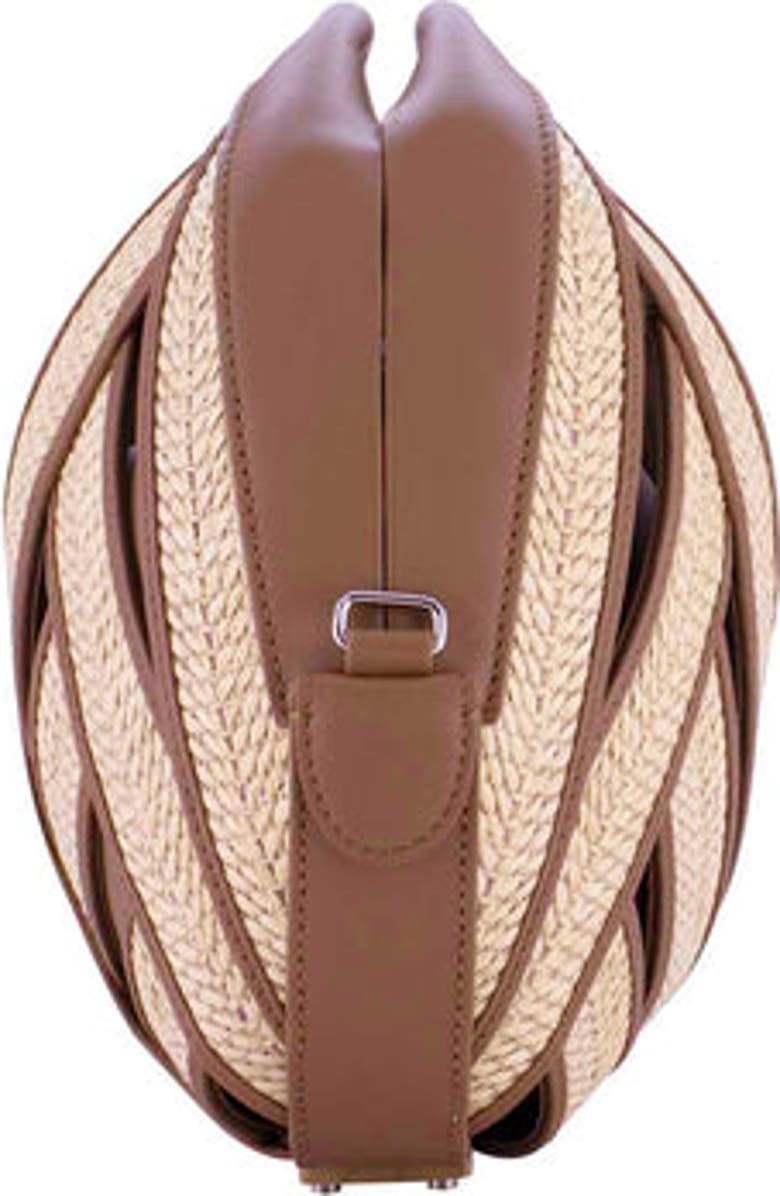PERRIN PARIS Le Panier Handbag, Alternate, color, Raphia | Caramel