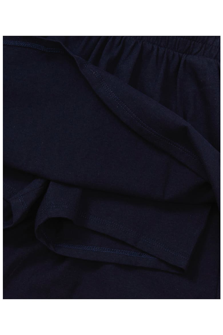 Girls Smocked Skort, Alternate, color, True Navy