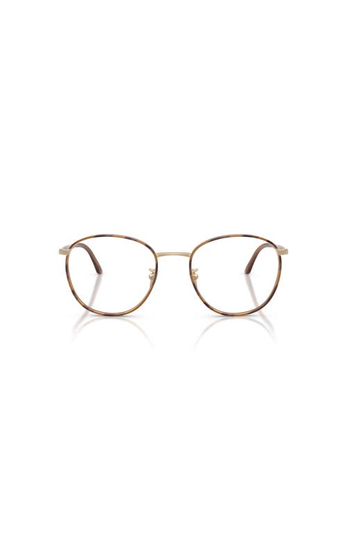 Giorgio Armani 50mm Phantos Optical Glasses In Brown