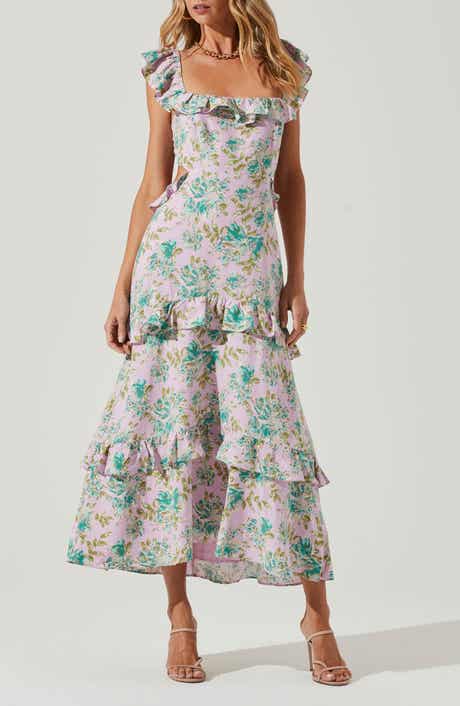 ASTR the Label Lysette Floral Midi Sundress