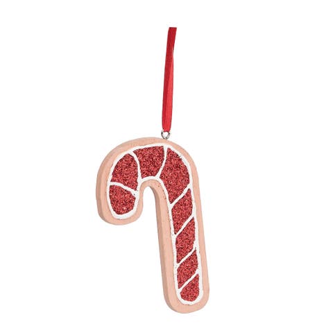Gingerbread Candycane Ornament