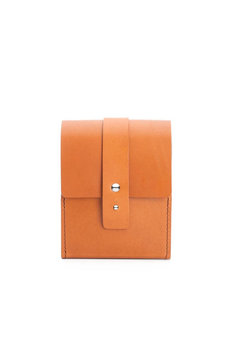 Travel Vegetable-Tanned Cowhide Leather Bag, Small, Main, color, Vegetable-Tanned