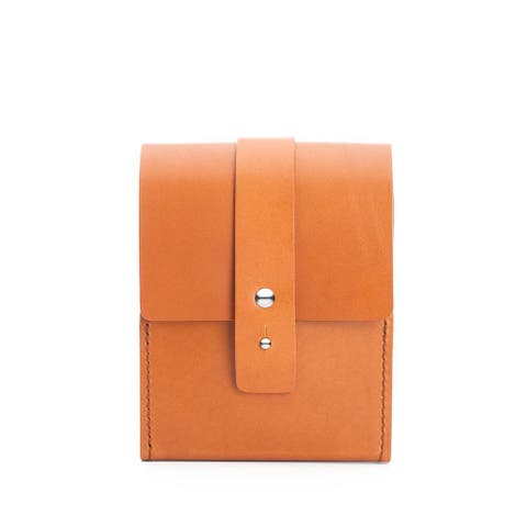 Travel Vegetable-Tanned Cowhide Leather Bag, Small