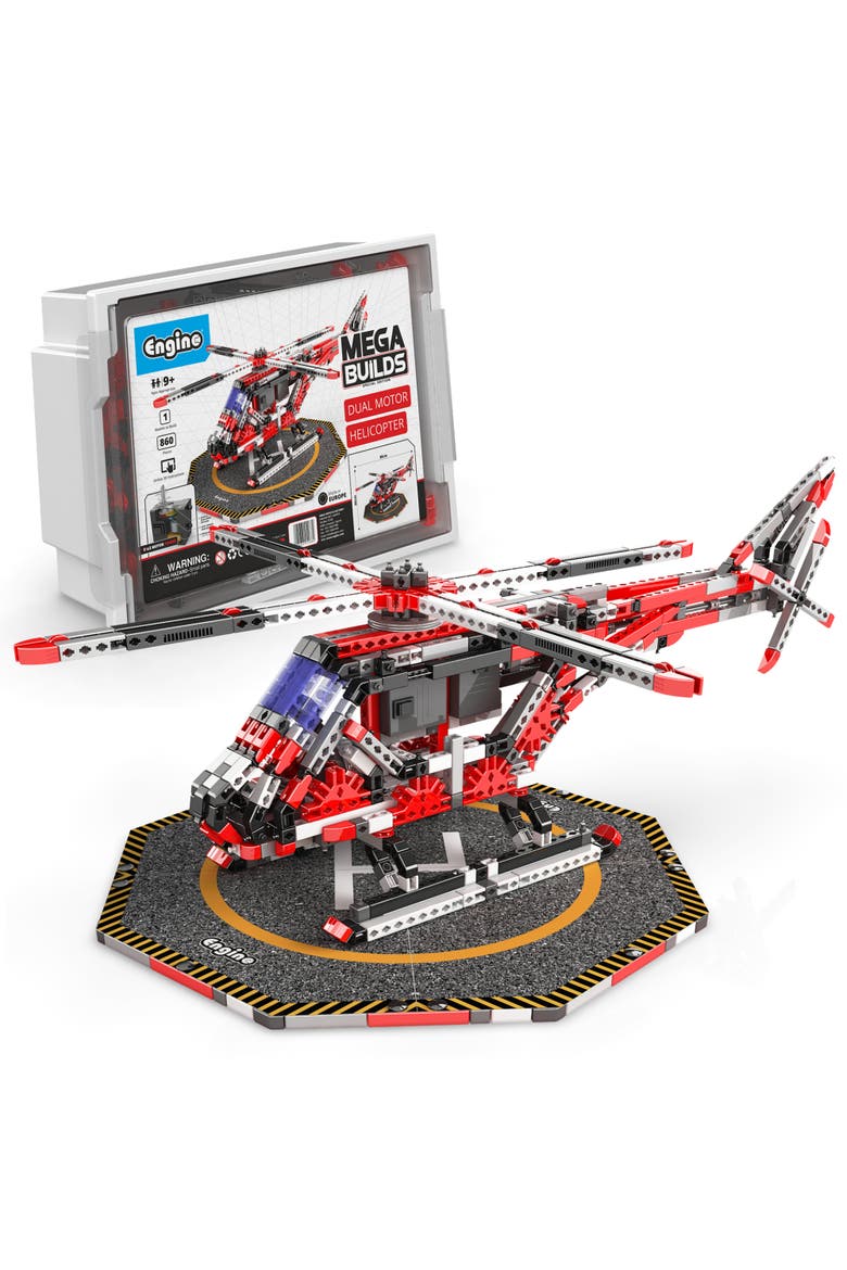 870 Piece Helicopter Model Toy Building Set, Main, color, Multicolored