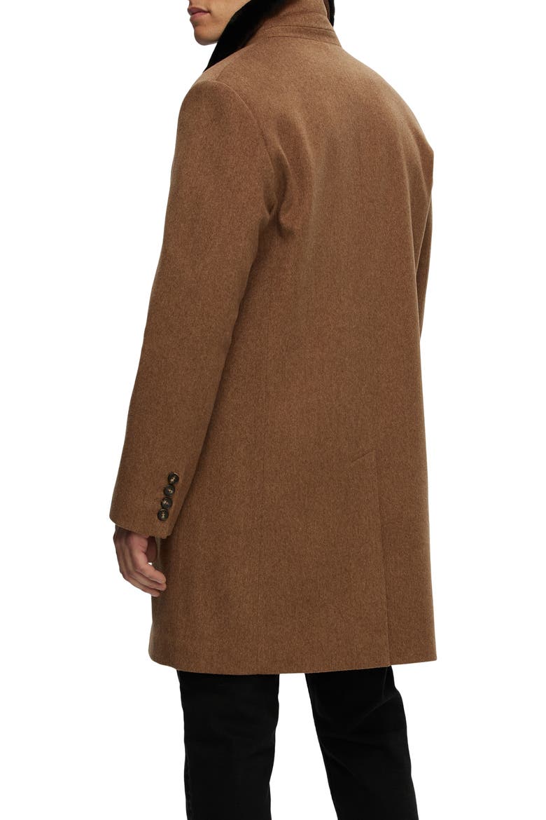 Loro Piana Wool Coat, Alternate, color, CAMEL