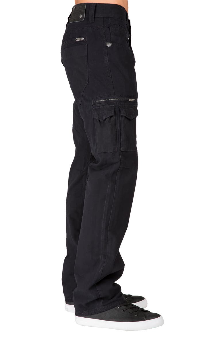 Cargo Jeans, Alternate, color, BLACK