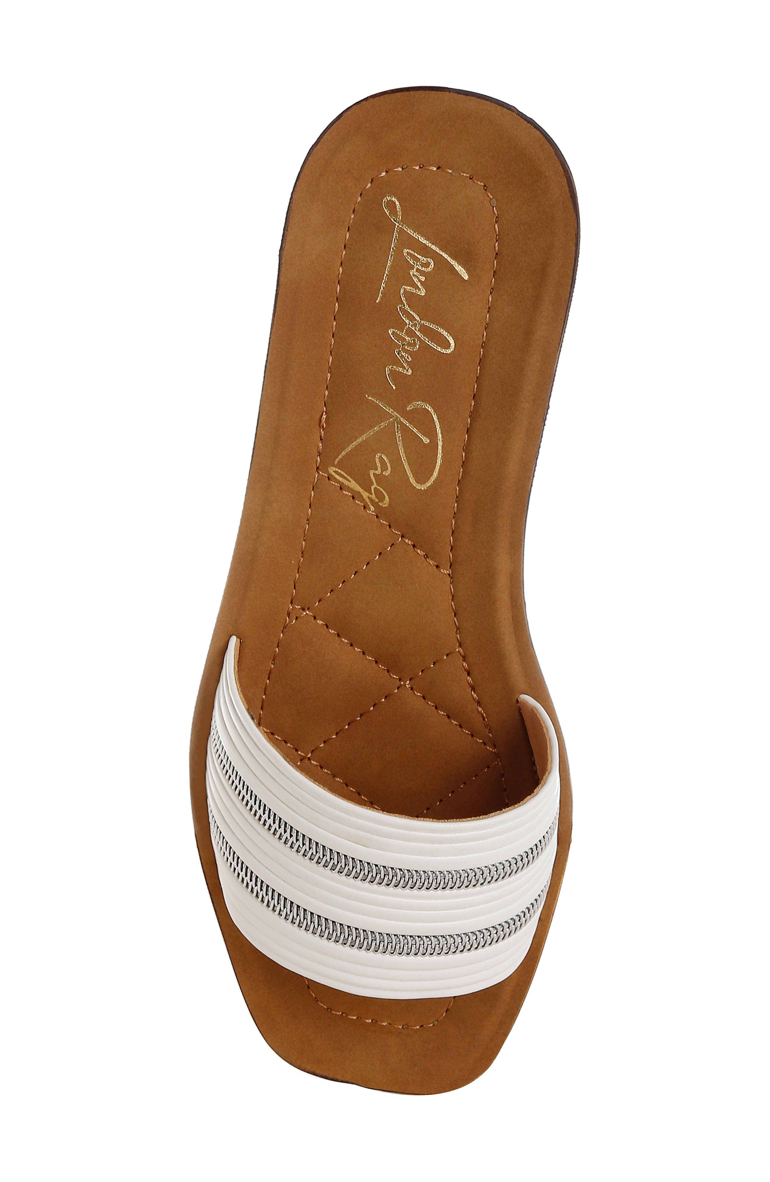 LONDON RAG Zosaya Slide Sandal, Alternate, color, White