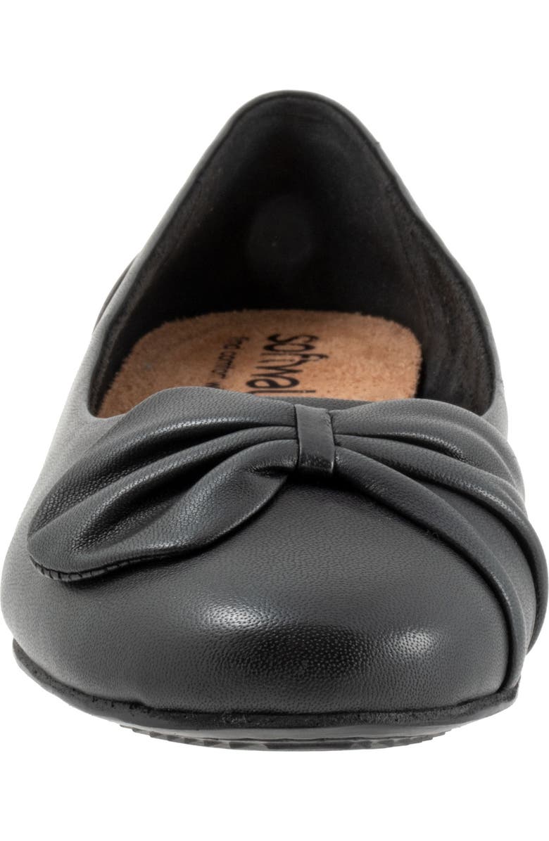 SoftWalk<sup>®</sup> Sofia Bow Ballet Flat, Alternate, color,