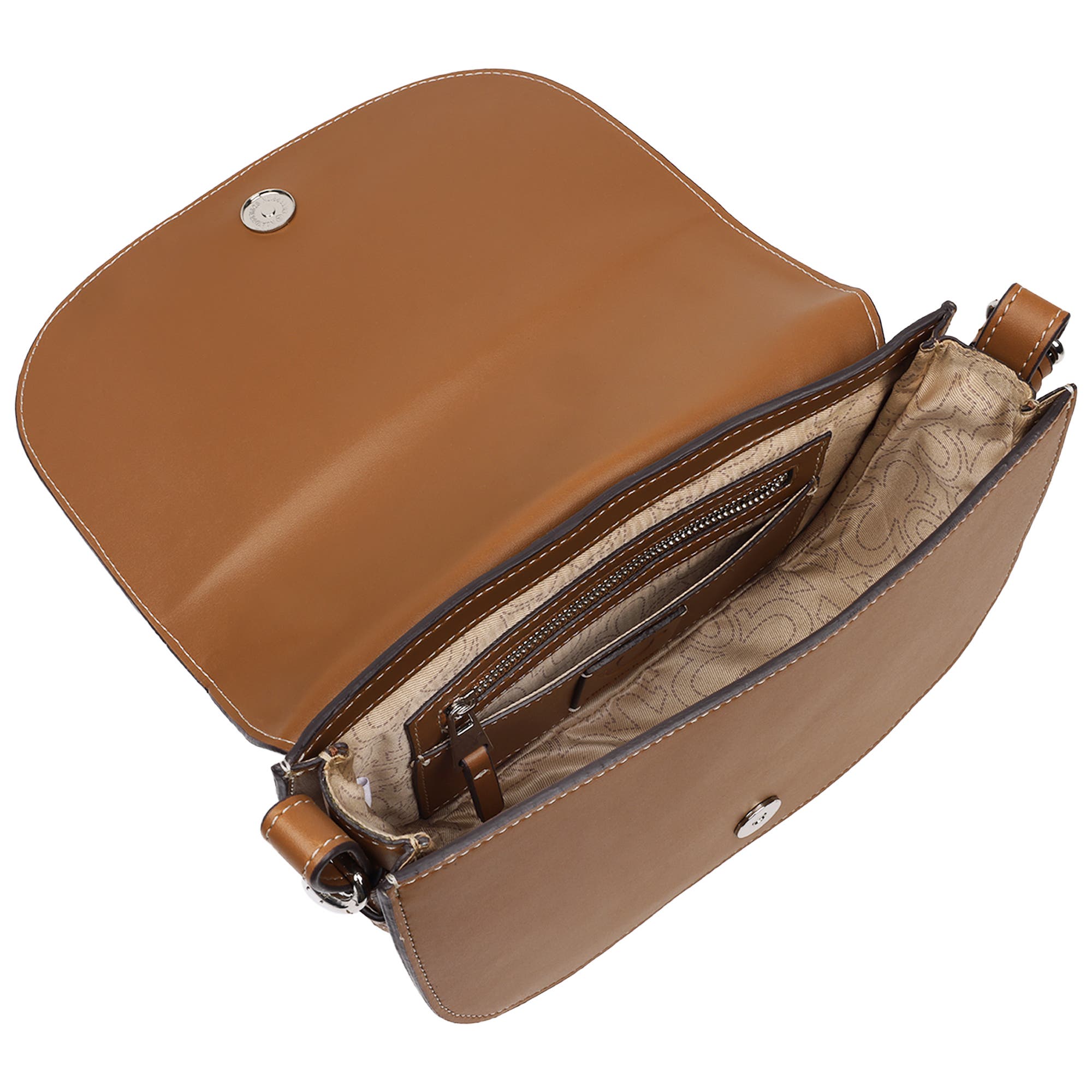 True Religion Denim Raised Horseshoe Crossbody Flap, Alternate, color, Denim