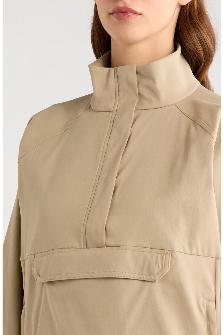 Stretch Zion Half Zip Popover, Alternate, color, SANDBAR
