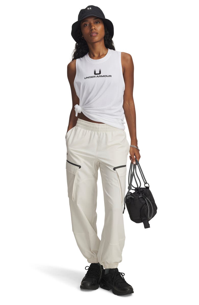 Under Armour Varsity U Tank, Alternate, color, White / / Black