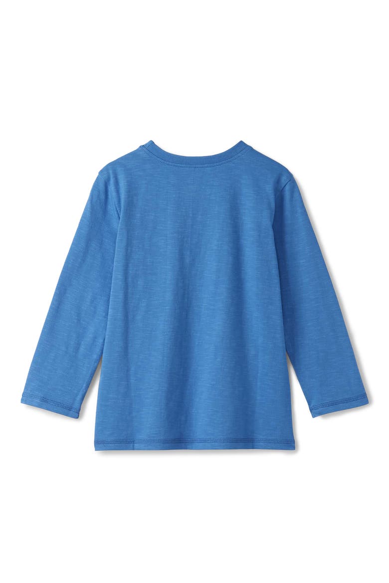 Kids' Long Sleeve Cotton Graphic T-Shirt, Alternate, color, REGATTA