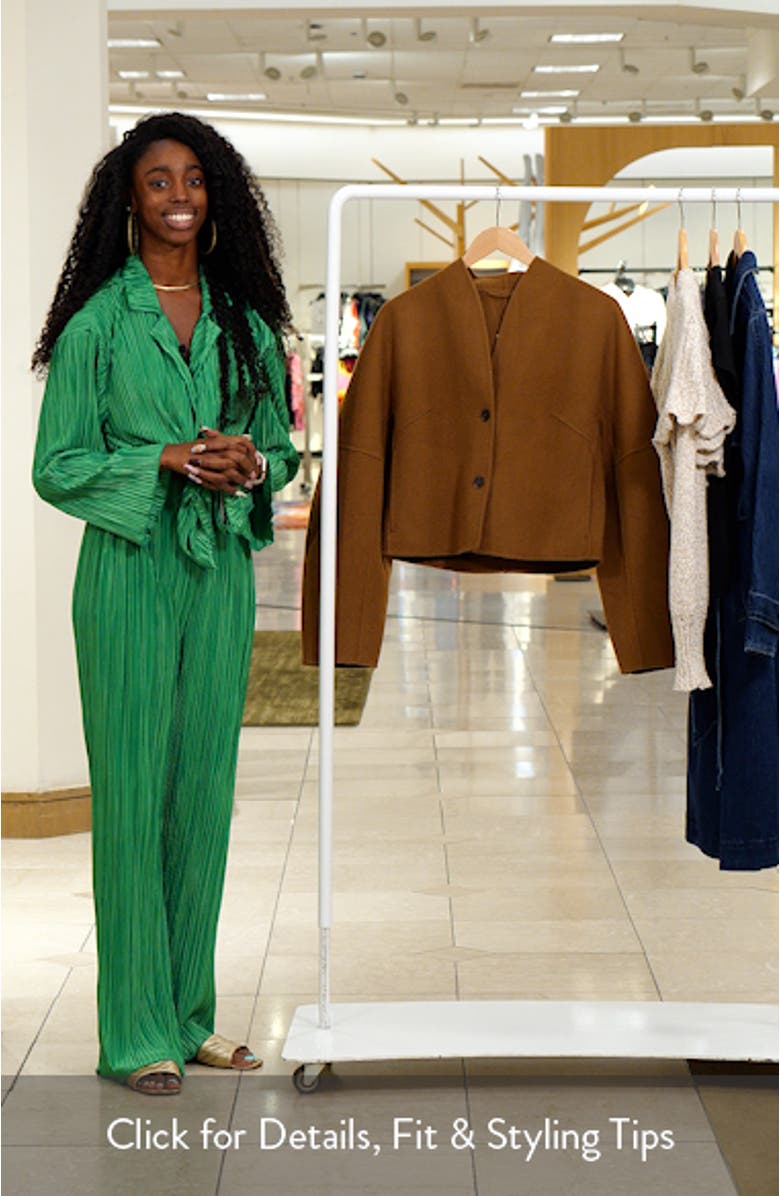 Double Wool Blend Jacket, sales video thumbnail