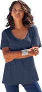 Roaman's Ultimate Short Sleeve Sweetheart Tee