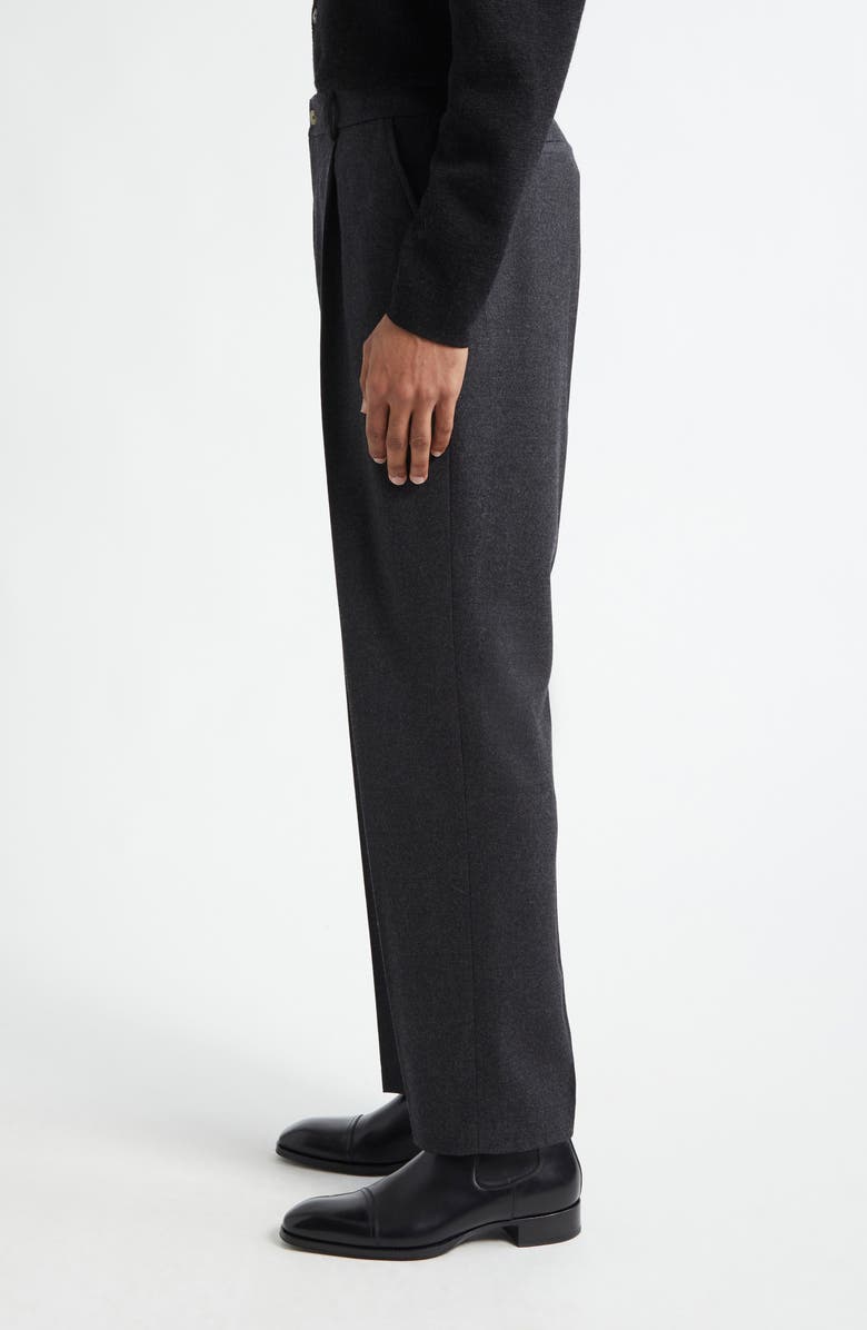 De Bonne Facture Pleated Wool Trousers, Alternate, color, 
