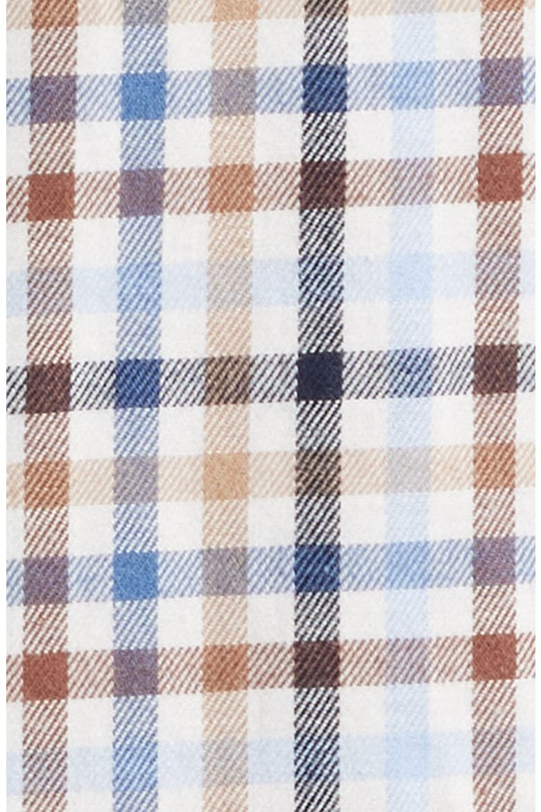 Daniel Check Flannel Button-Down Shirt, Alternate, color, 22-DARK NAVY