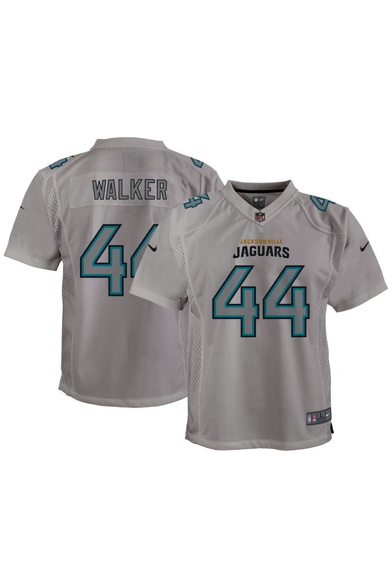 Youth Nike Travon Walker Gray Jacksonville Jaguars Atmosphere Game Jersey, Main, color, Gray