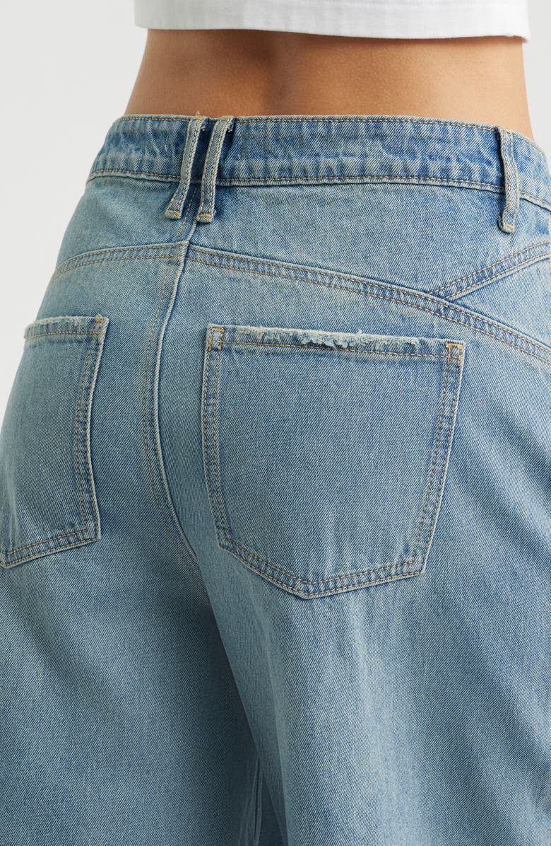 YMI Relaxed Extra Baggy Wide Leg Jeans, Alternate, color, Medium Blue